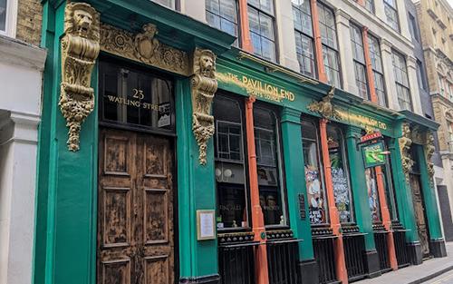 The Pavilion End, Pub